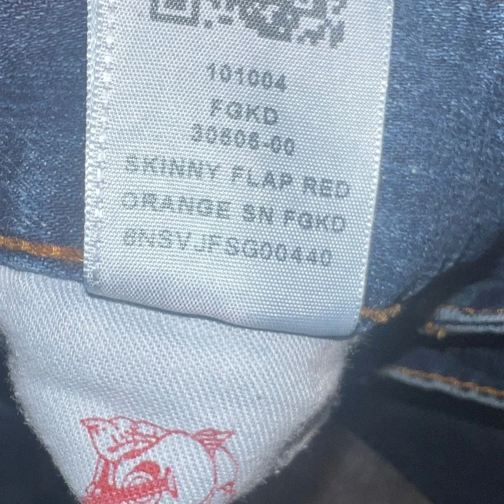 True Religion Men's Section Skinny Dark Wash Denim Jeans Size 38 101004 FGKD